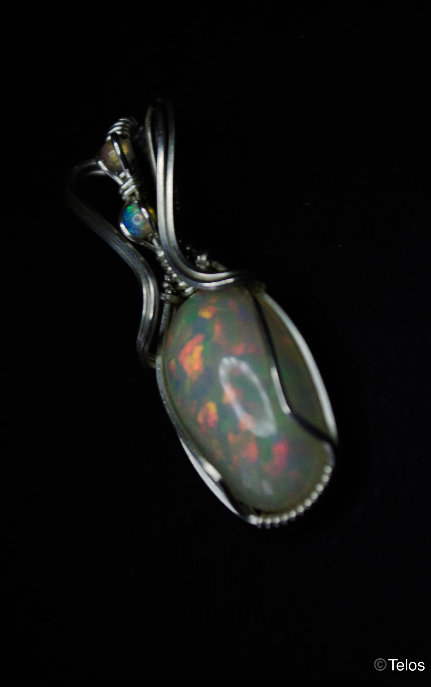 Ethiopian Opal Pendant on Sterling Silver