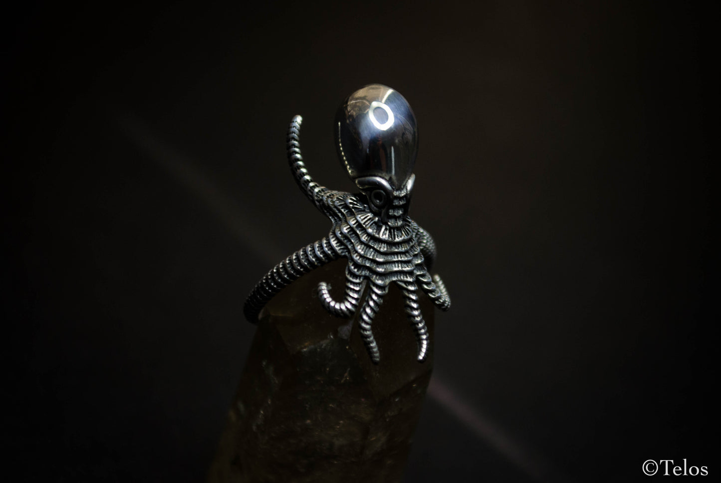 Sterling Silver Octopus ring