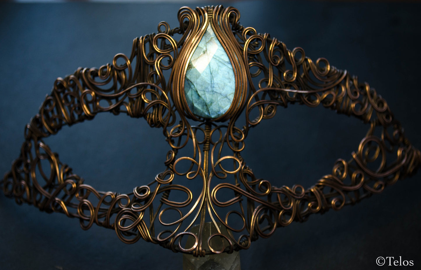 Victorian Style Masquerade Labradorite piece (Wearable)