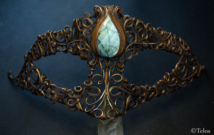 Victorian Style Masquerade Labradorite piece (Wearable)