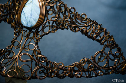 Victorian Style Masquerade Labradorite piece (Wearable)