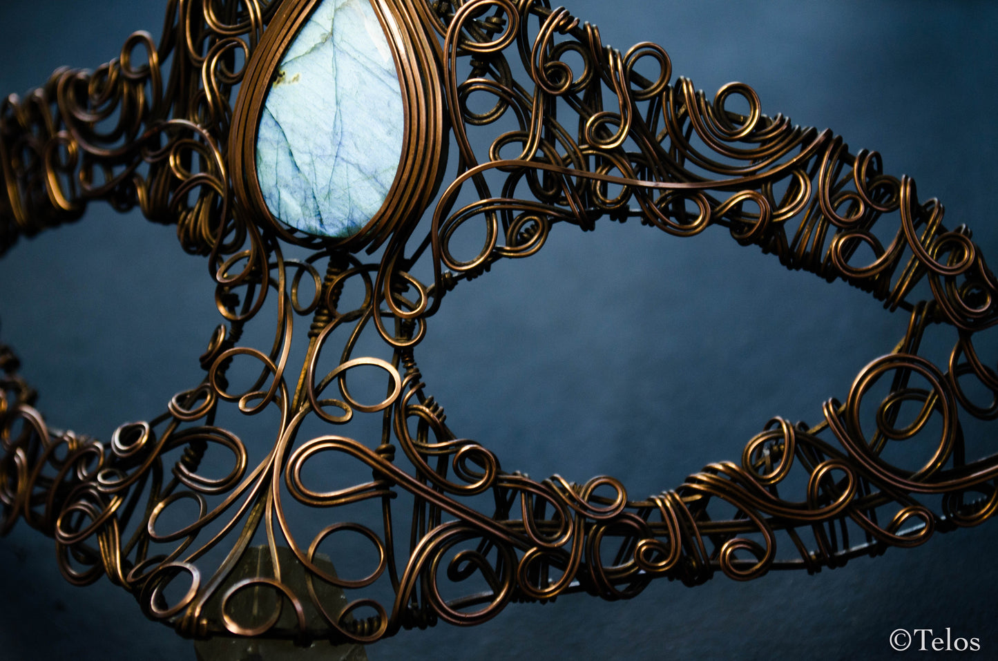 Victorian Style Masquerade Labradorite piece (Wearable)