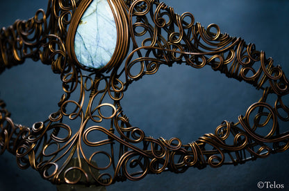Victorian Style Masquerade Labradorite piece (Wearable)