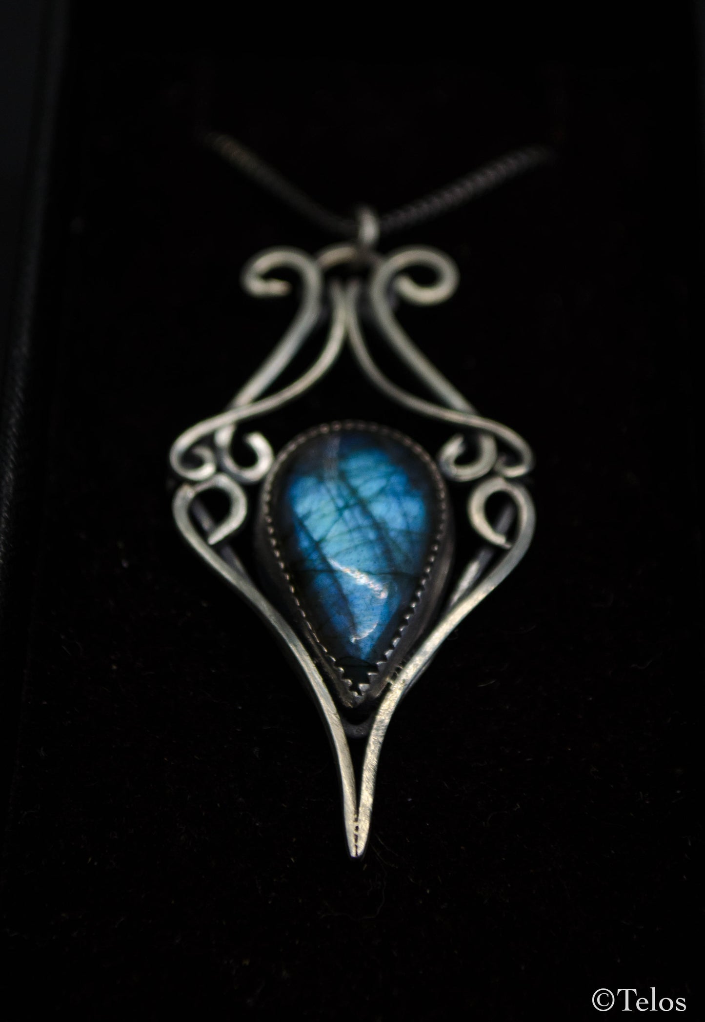 Sterling Silver Labradorite Necklace