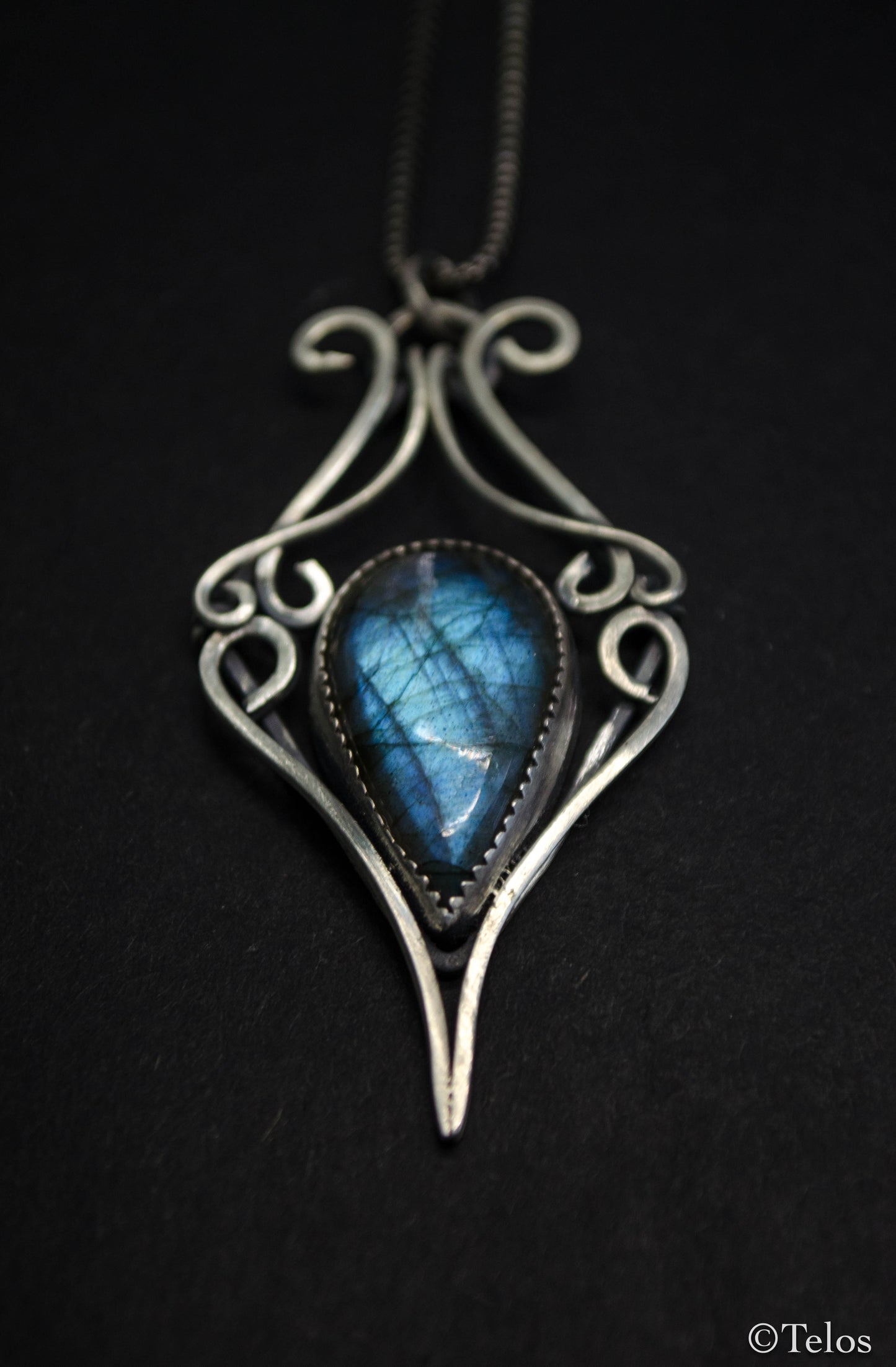 Sterling Silver Labradorite Necklace