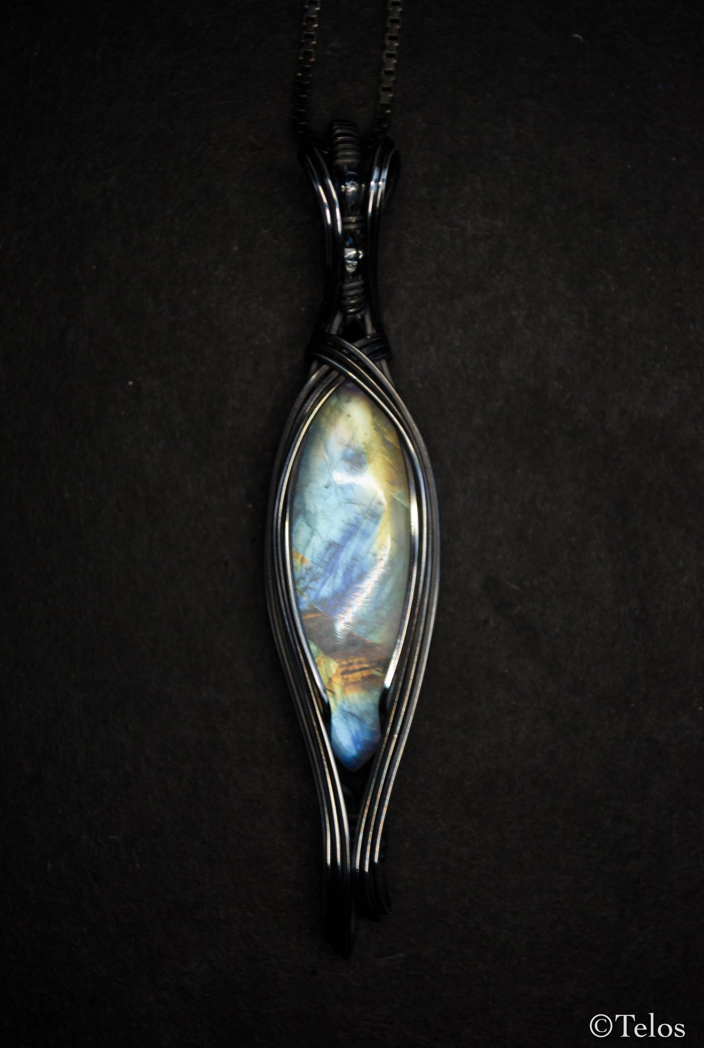 Rainbow Moonstone necklace