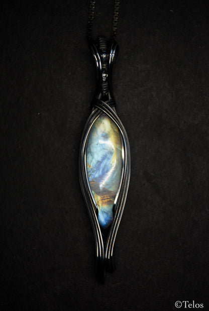 Rainbow Moonstone necklace