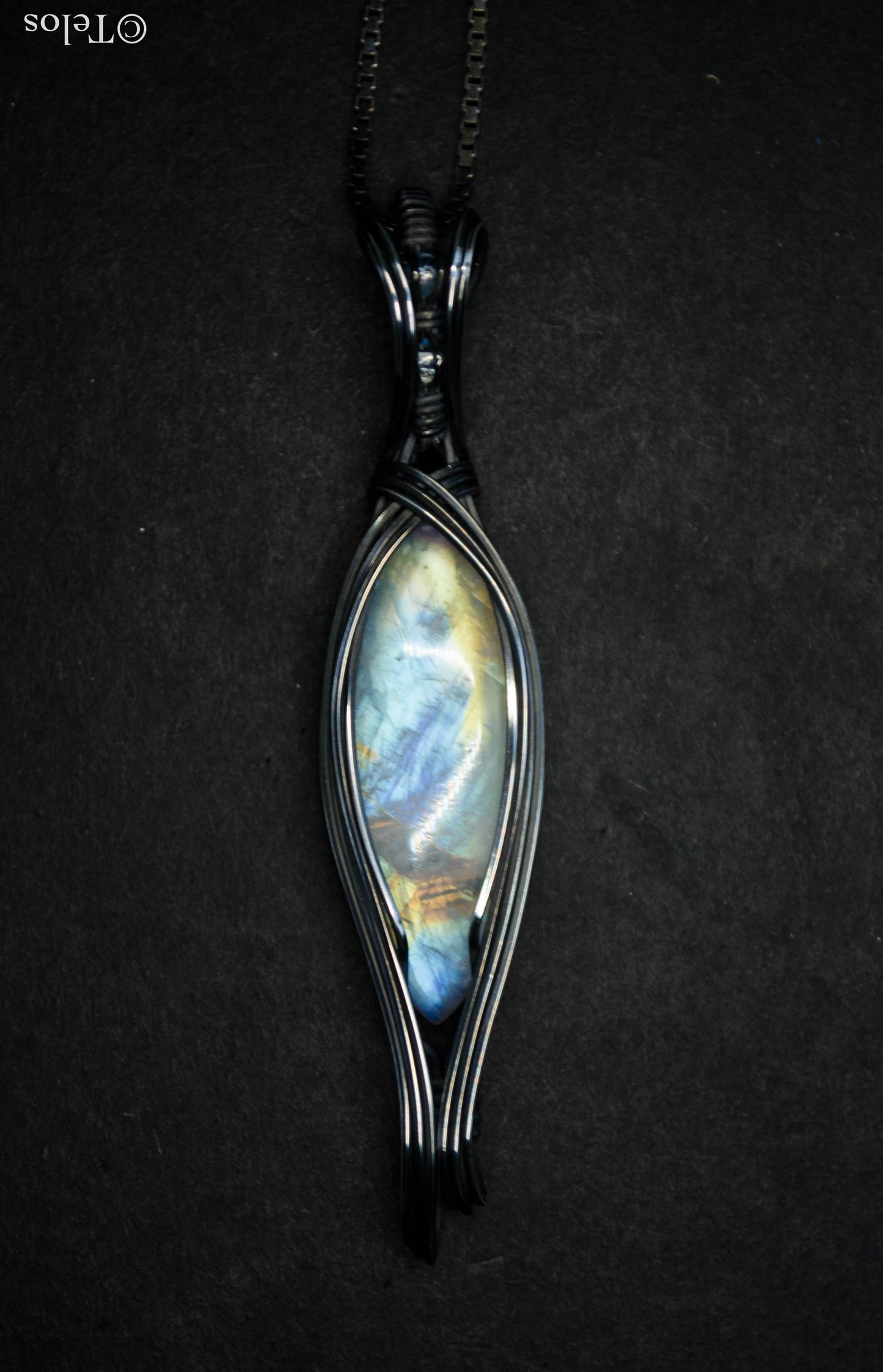 Rainbow Moonstone necklace