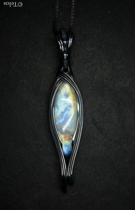 Rainbow Moonstone necklace