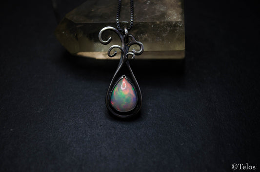 Sterling Silver Opal necklace