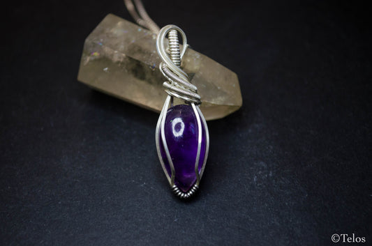 Sterling Silver amethyst necklace