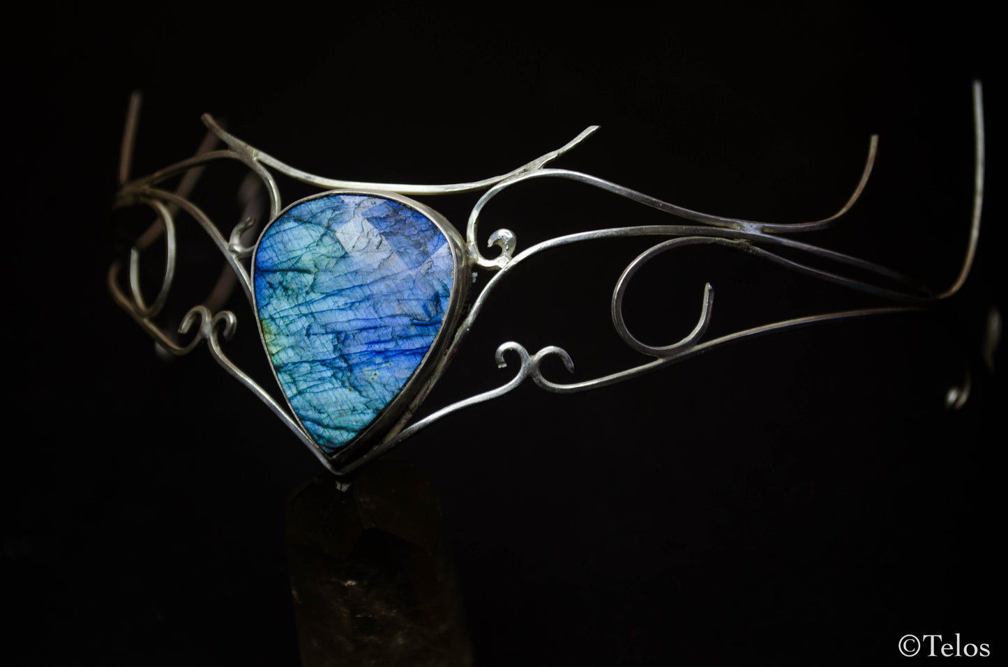 Sterling Silver LabradoriteThird eye Crown