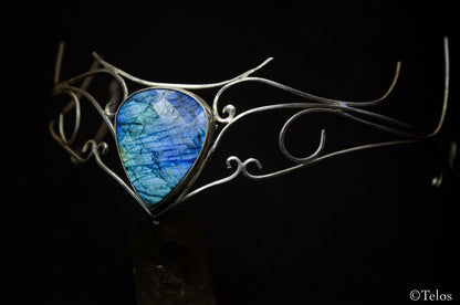 Sterling Silver LabradoriteThird eye Crown