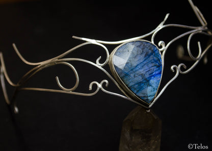 Sterling Silver LabradoriteThird eye Crown