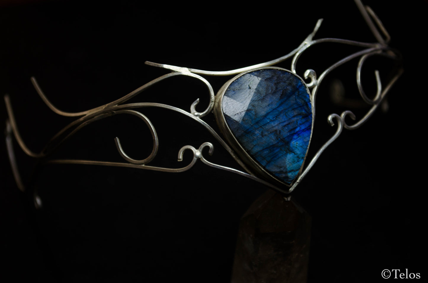 Sterling Silver LabradoriteThird eye Crown