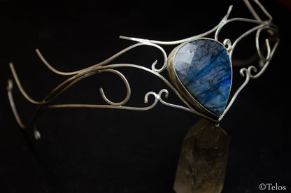 Sterling Silver LabradoriteThird eye Crown