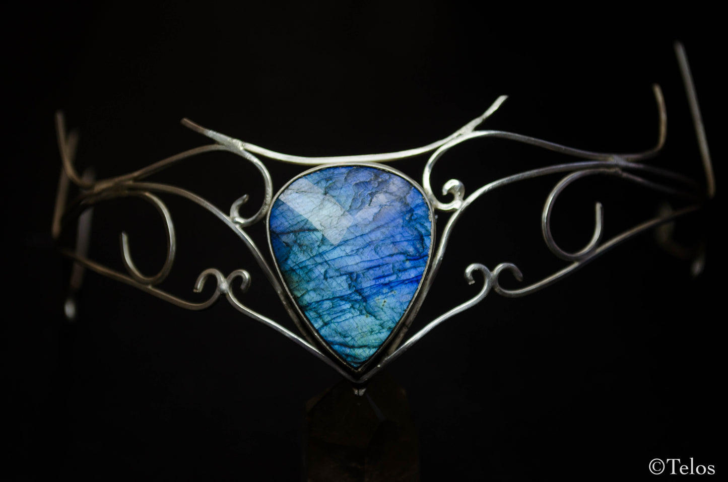 Sterling Silver LabradoriteThird eye Crown