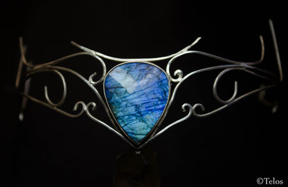 Sterling Silver LabradoriteThird eye Crown