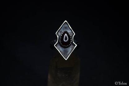 Sterling Silver Garnet ring