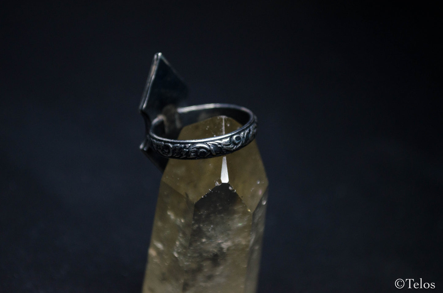 Sterling Silver Garnet ring