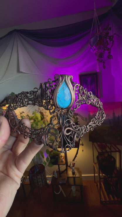 Victorian Style Masquerade Labradorite piece (Wearable)