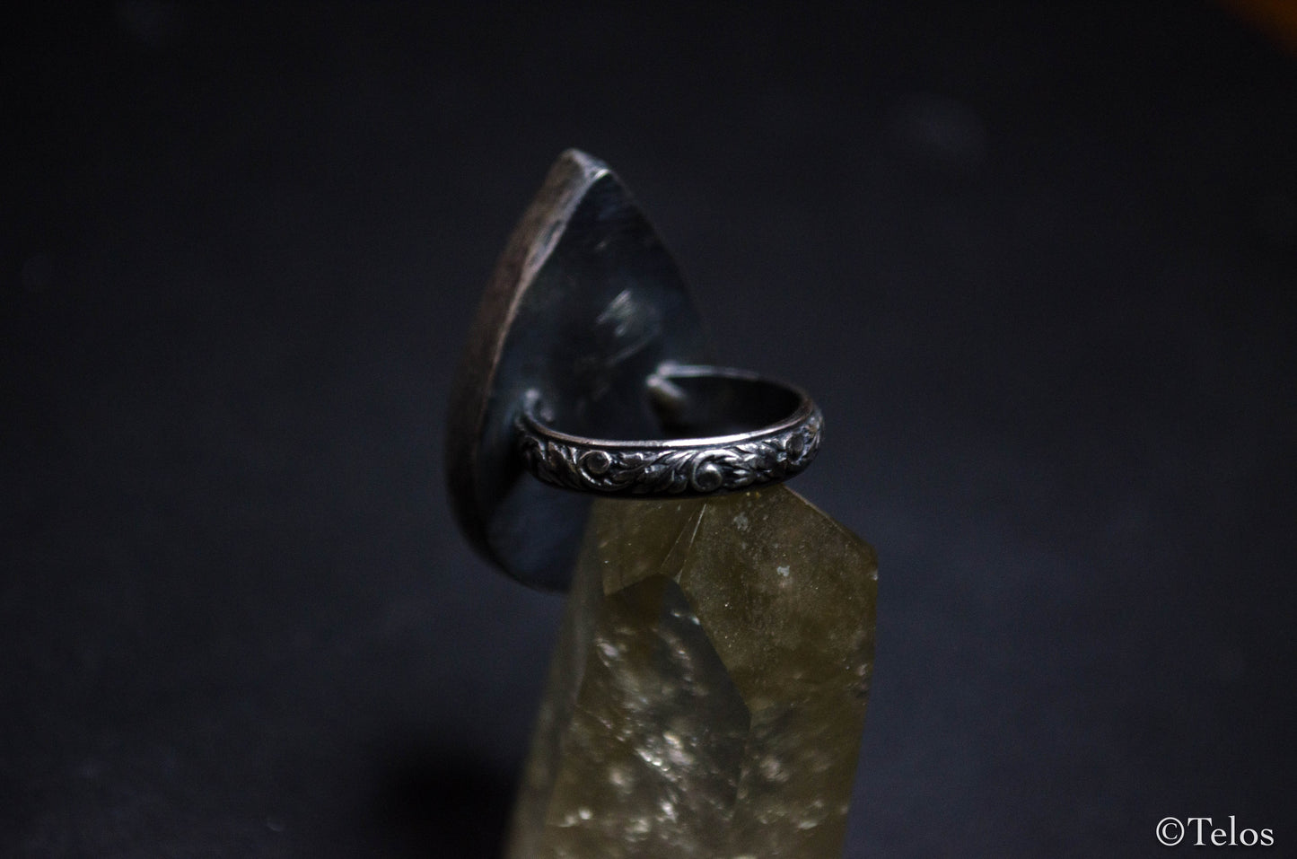 Sterling Silver Rainbow Moonstone ring