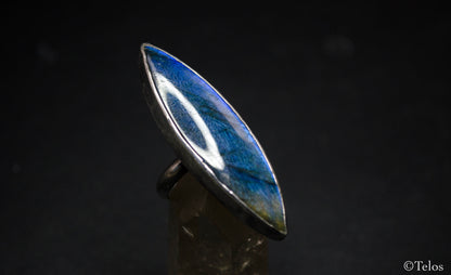 Sterling Silver Blue Labradorite Ring