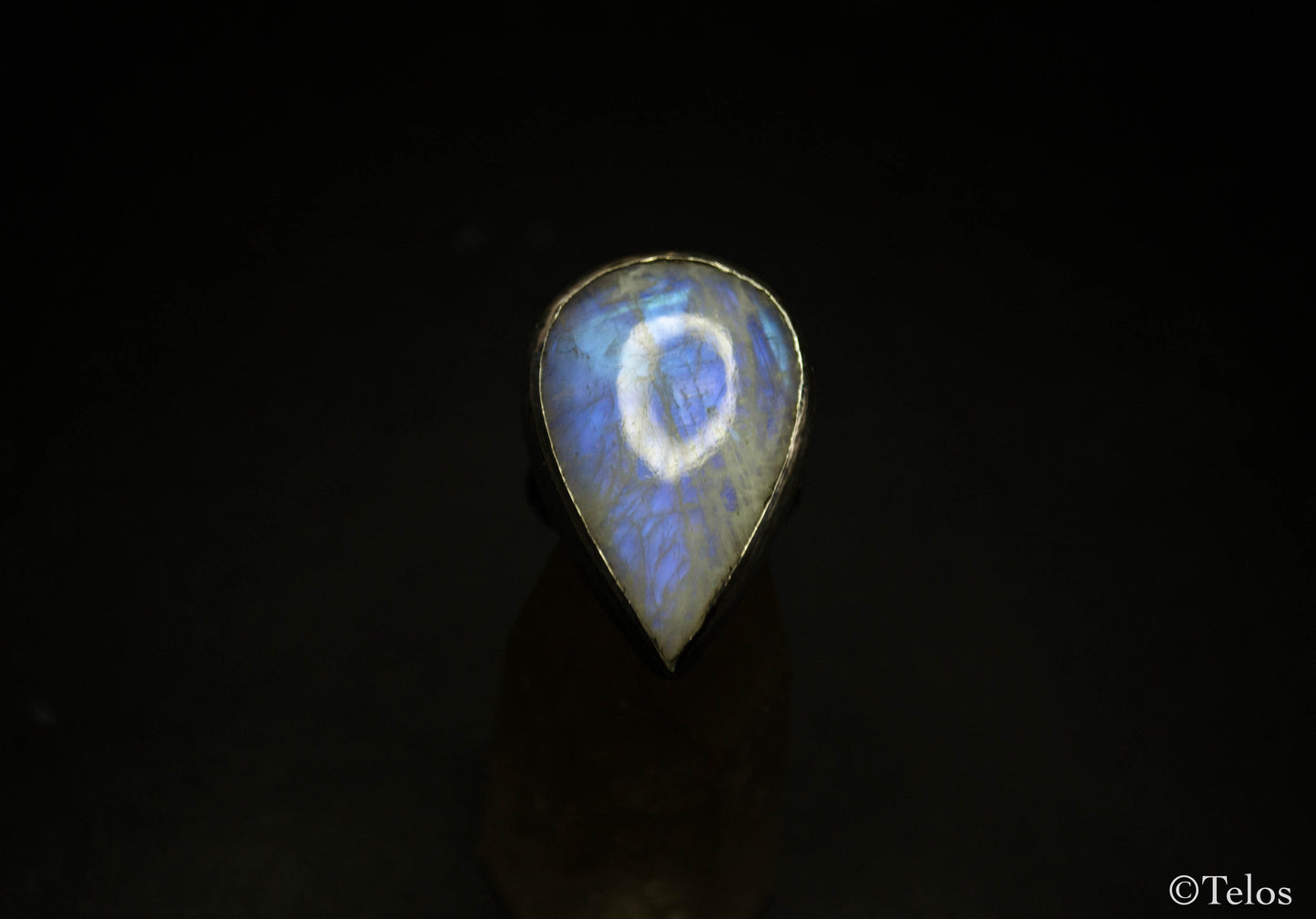 Sterling Silver Rainbow Moonstone ring